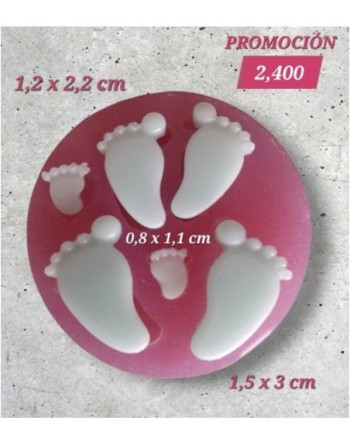 Huellas de Bebe (3 pares)