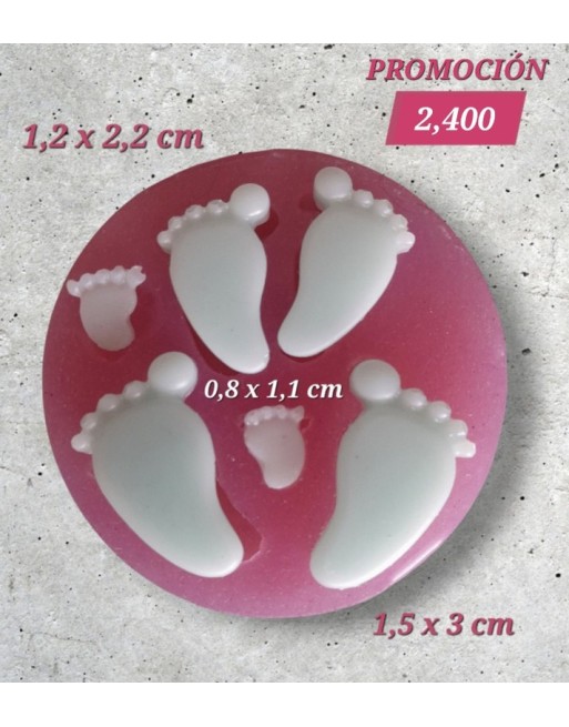 Huellas de Bebe (3 pares)