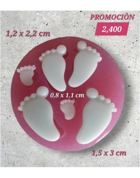Huellas de Bebe (3 pares)