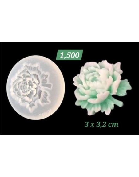 Rosa con tallo y hoja