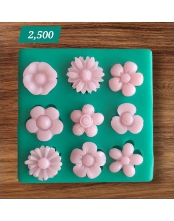 Flores (9 cavidades)