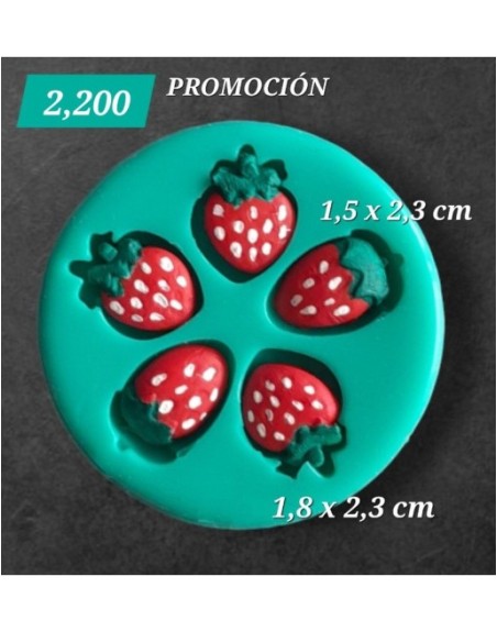 Fresas (5 cavidades)