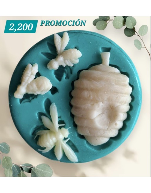 Coleccion de panal y abejas