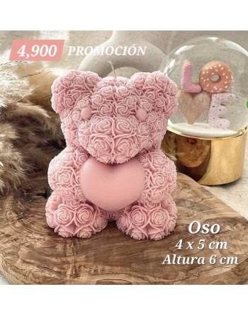Oso Rosas Corazón