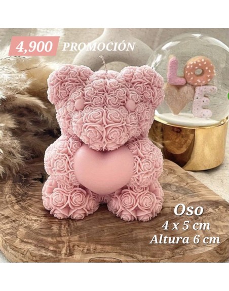 Oso Rosas Corazón