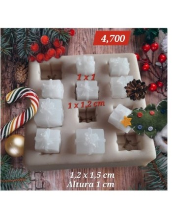 9 cajas de regalo cuadradas