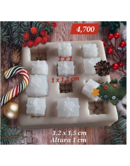 9 cajas de regalo cuadradas