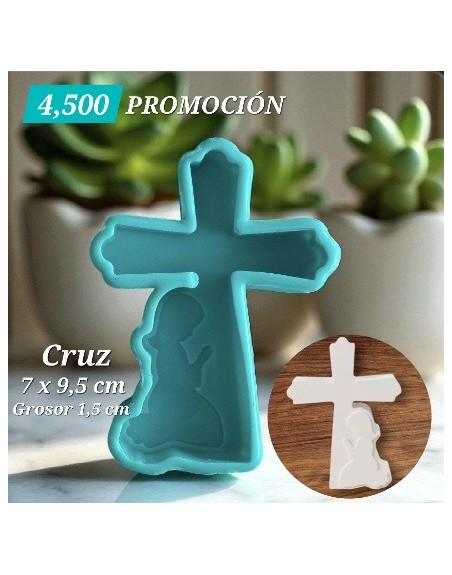 Cruz con Niña Rezando
