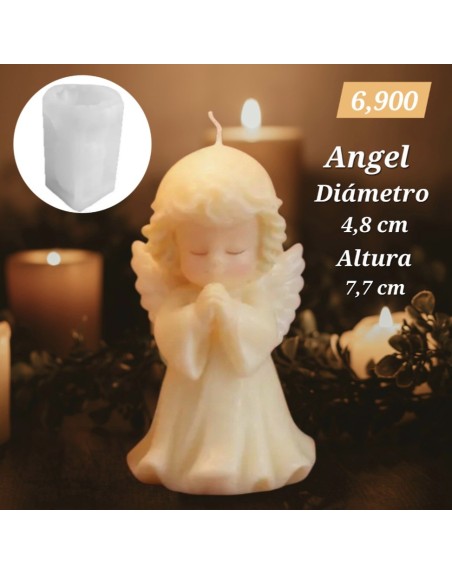 Angel niña rezando 3D