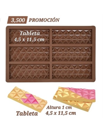 Tabletas Chocolate Triángulos