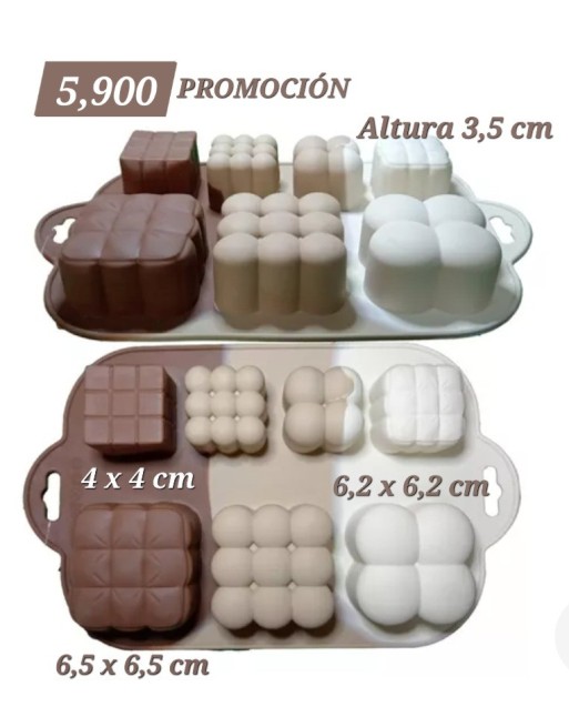 Cubos de bolas x 7 unidades