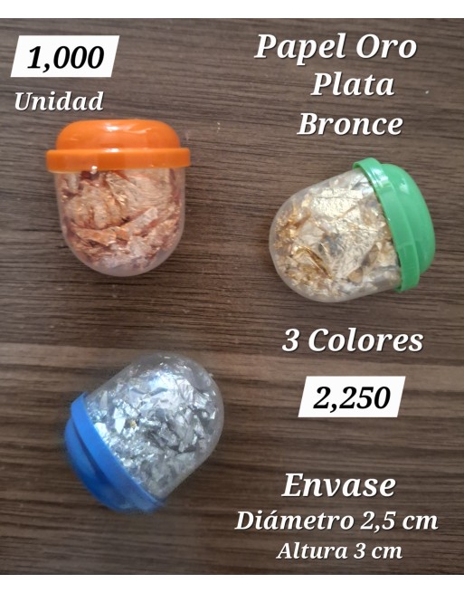 Papel Oro, Plata & Cobre