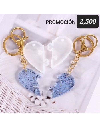 Llavero Corazon Dividido