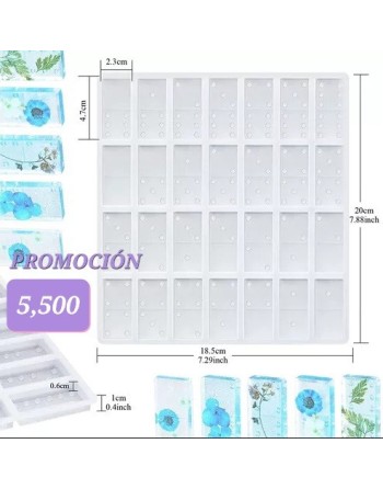 Molde de Domino 28pcs