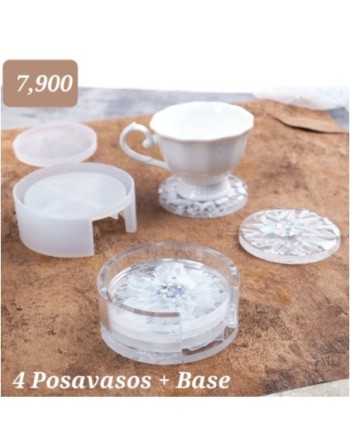 4 Posavasos+Base