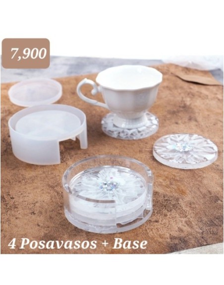 4 Posavasos+Base