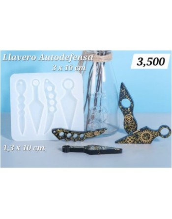Llaveros Autodefensa x 4