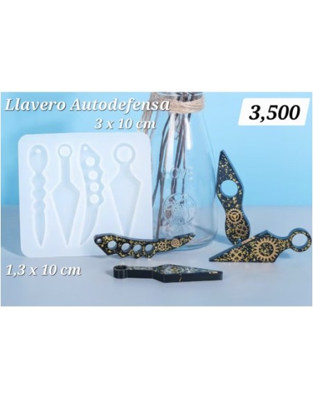 Llaveros Autodefensa x 4