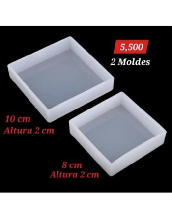 2 Moldes Cuadrados