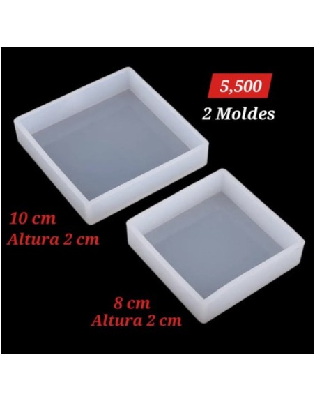 2 Moldes Cuadrados