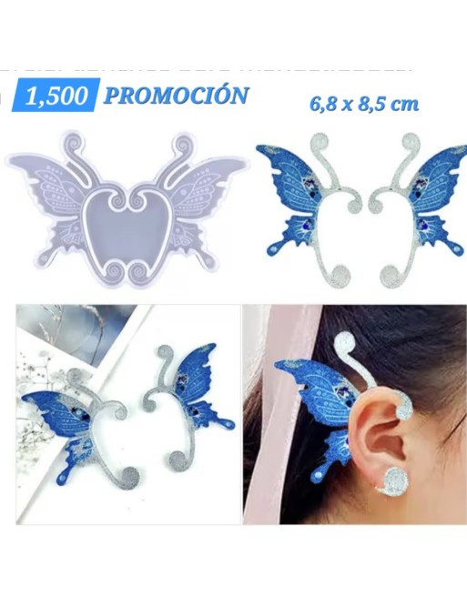 Aretes con Forma de Mariposa