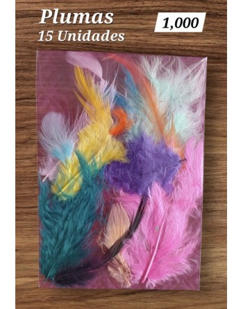 Plumas 15 Unidades