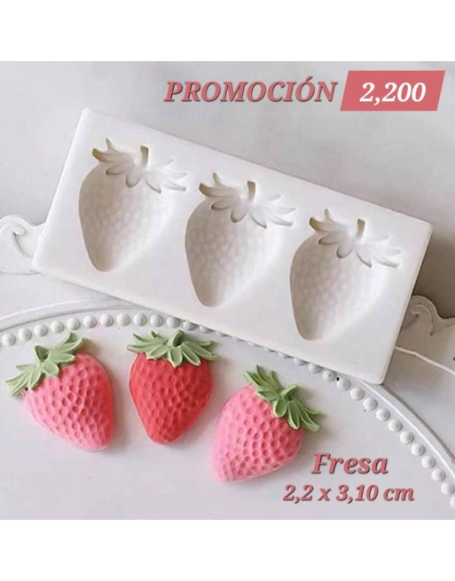 Fresas x 3 unidades