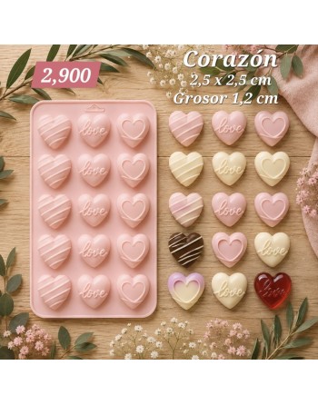 Corazones x 15 unidades
