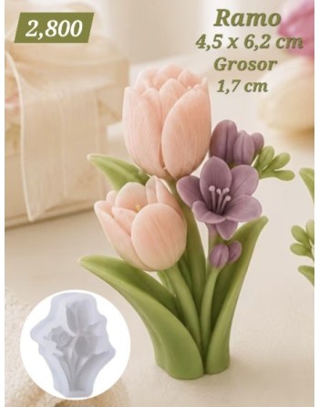 Ramo flor y tulipán 2D