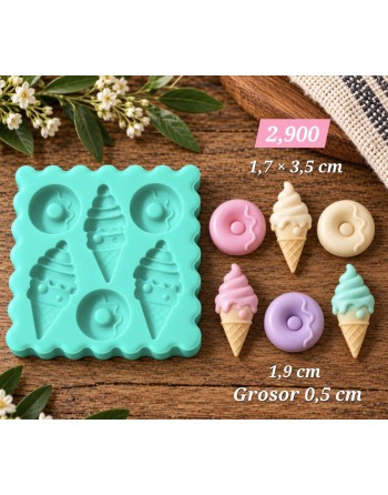 Helados y donas