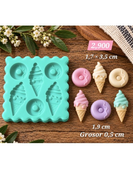 Helados y donas