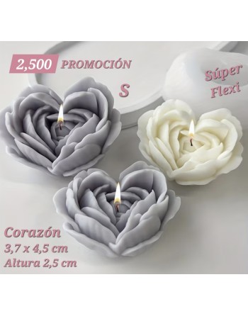 Corazón Pétalos S