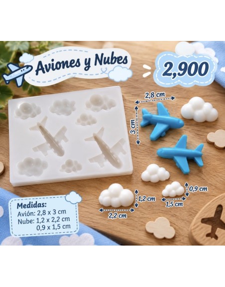 Aviones y nubes