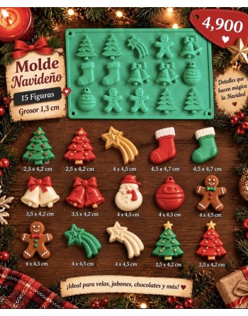 Surtido Navideño (15 figuras)