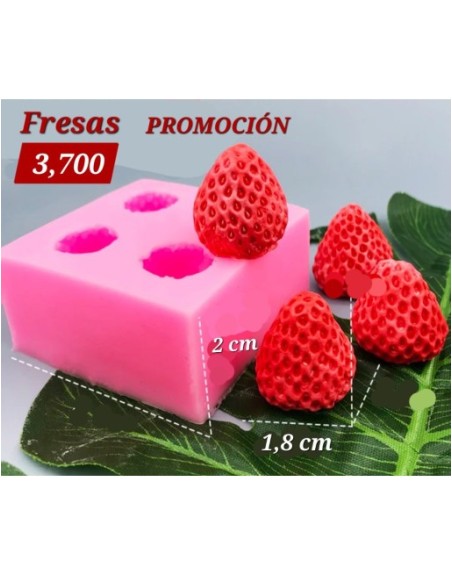 Fresas Pequeñas 3D