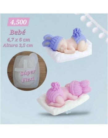 Bebe en almohada