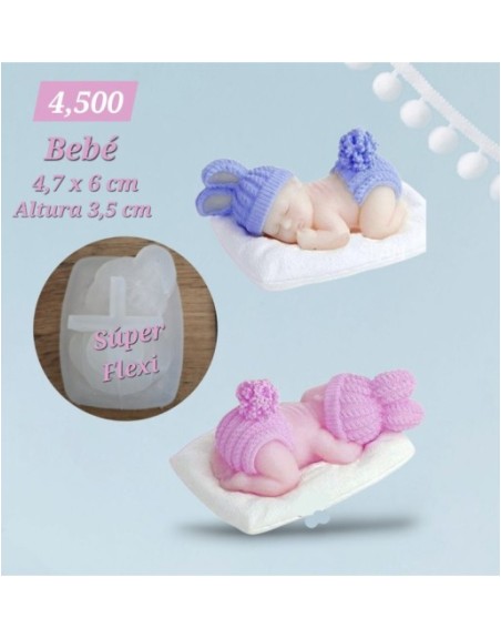 Bebe en almohada