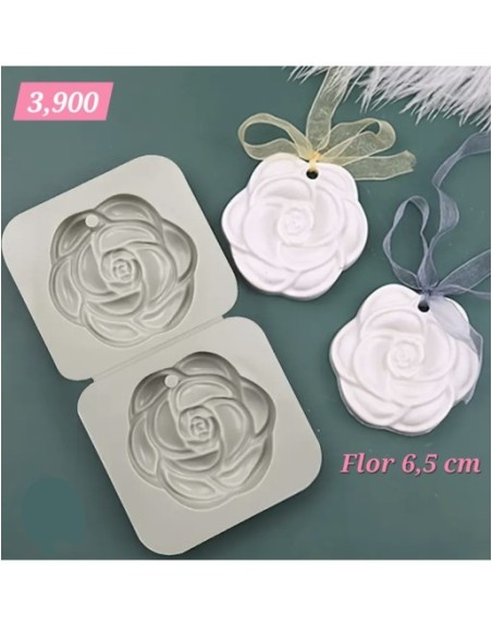 Flor rosa colgante