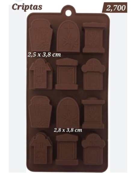 Lápidas Halloween Chocolate