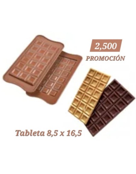 Tableta Chocolate cuadros