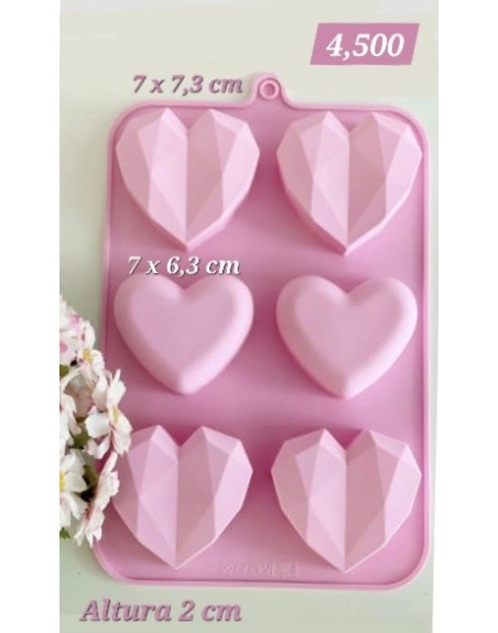Corazones Geometricos y lisos