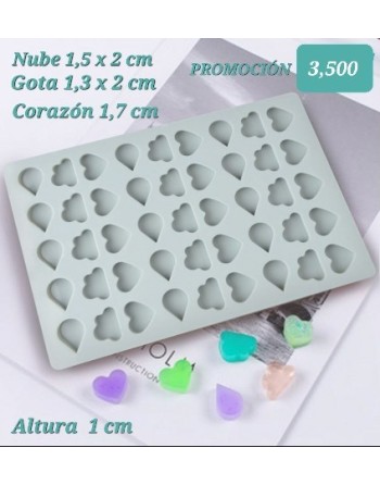Mix Nube Gota Corazon